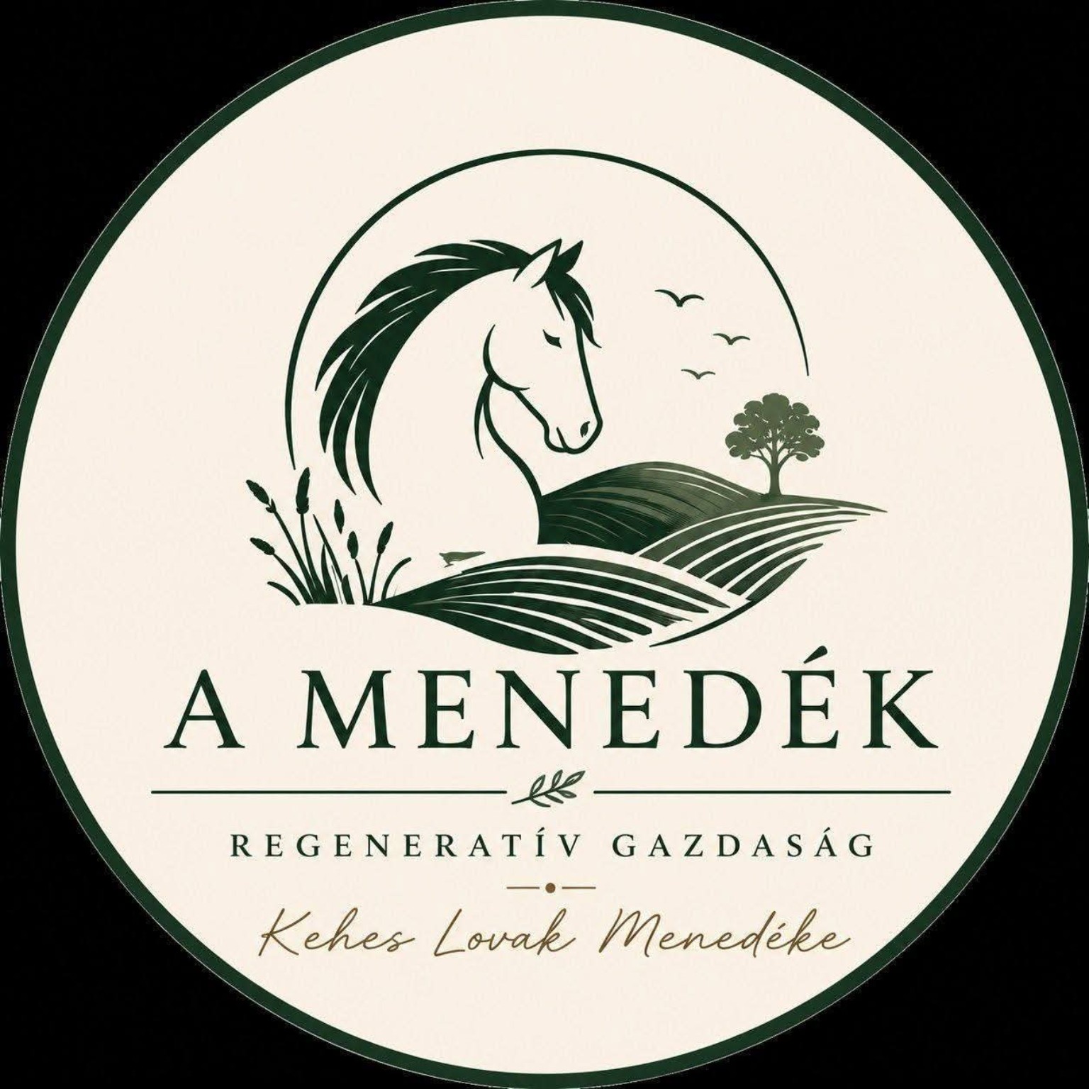 A Menedék – Regeneratív gazdaság, Kehes Lovak Menedéke logó